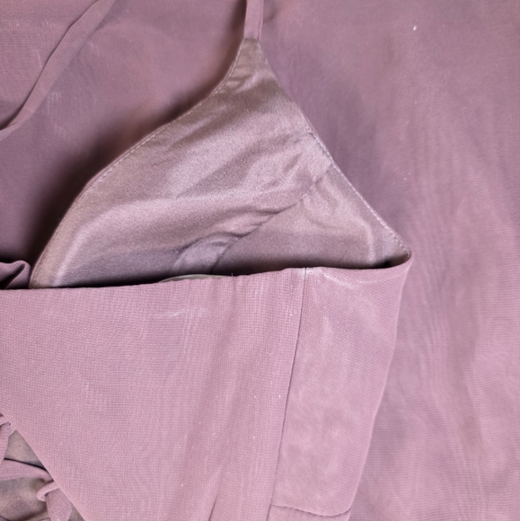 Azazie Aaida StretchCabernet A-Line Corset Stretch Satin Dress Size 8 - Picture 5 of 8